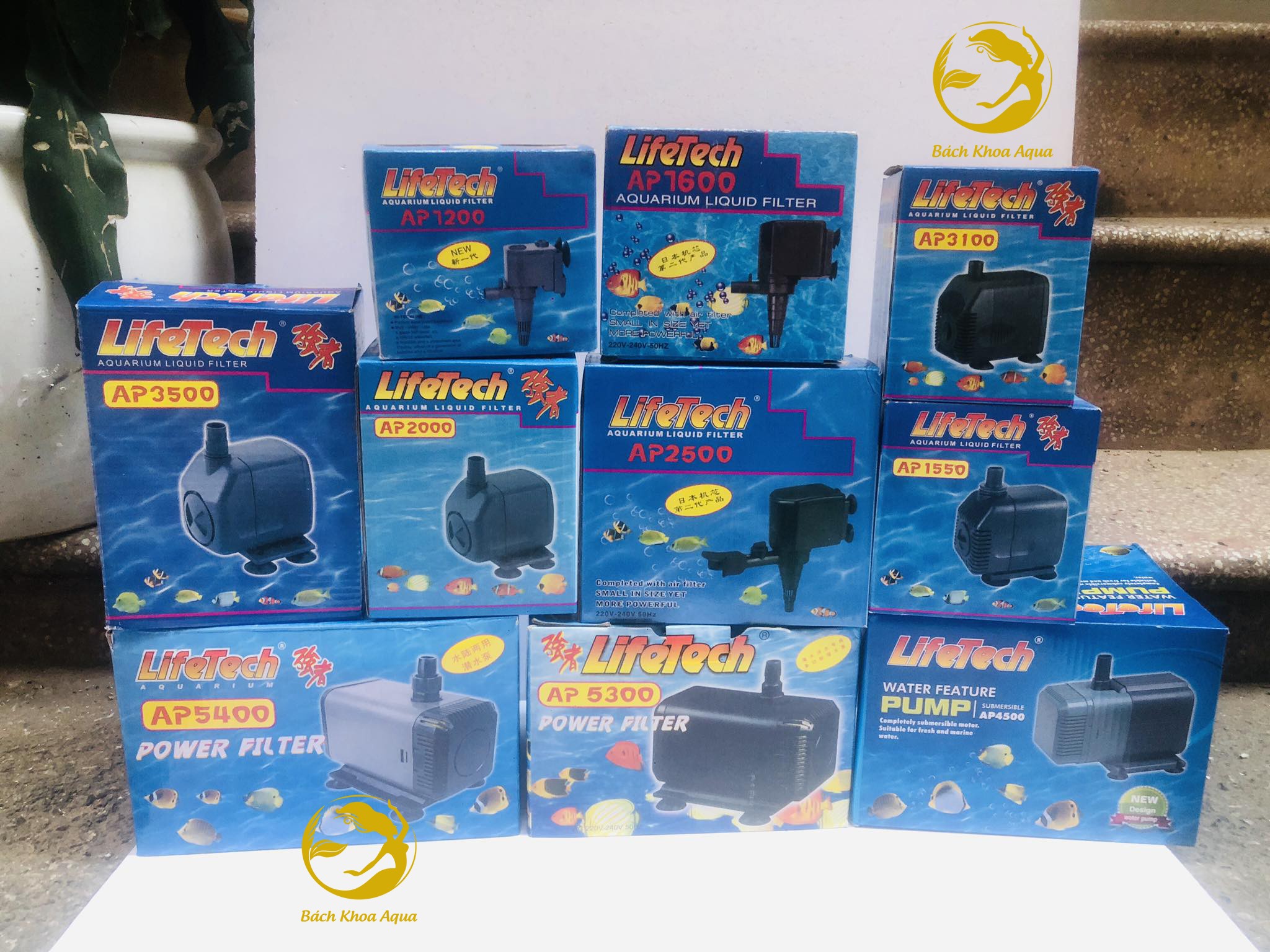 Bơm Lifetech AP-1000 / 1200 / 1300 / 1550 / 1600 / 2000 / 2500 / 3100 / 3500 / 4500 / 5300 / 5400